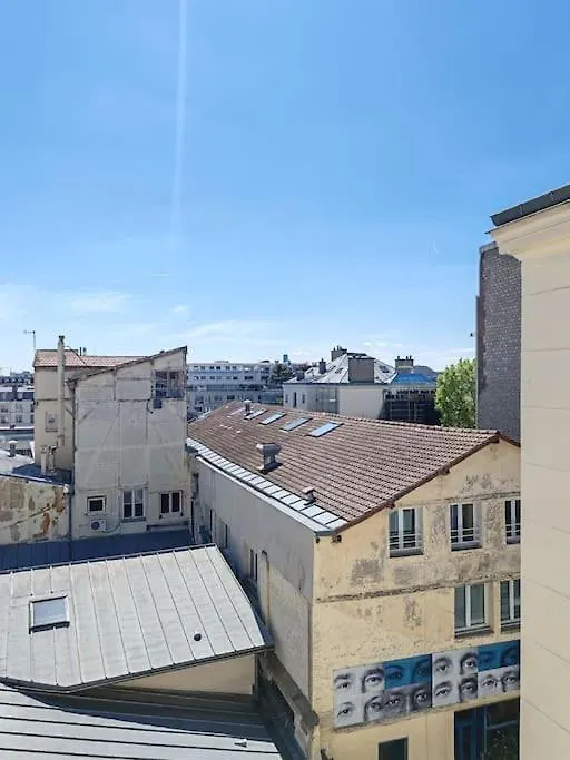 شقة La Parisienne - Au Centre De - Lumineux - Vue Panoramique باريس